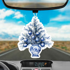 Chinoiserie Vase Hanging Air Freshener For Car Home Office Scented Decorative Preorder BandsCo Straps