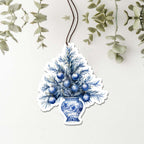 Chinoiserie Vase Hanging Air Freshener For Car Home Office Scented Decorative Preorder BandsCo Straps