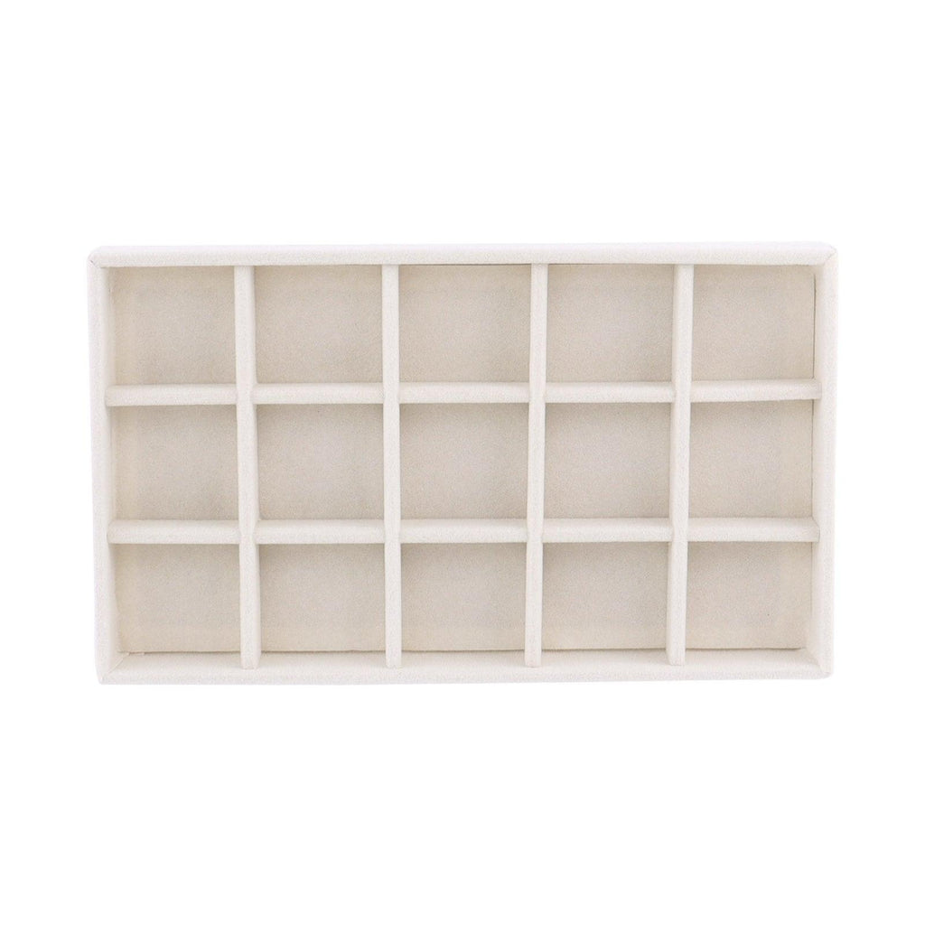 Velvet Jewelry Box Display Tray Drawer Storage Jewelry Holder For Ring Earrings Necklace Bracelet Soft Velvet Organizer Case Velvet Display Holder for Earrings Ring Bracelet Necklace Stevvex