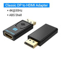 Vention DP To HDMI Adapter And 4K DP To HDMI Video Audio Converter for PC Laptop Projector Monitor Stevvex