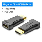 Vention DP To HDMI Adapter And 4K DP To HDMI Video Audio Converter for PC Laptop Projector Monitor Stevvex