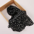 Versatile Chiffon Printed Floral Scarf Hijab (MH183)