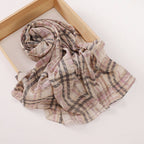 Versatile Chiffon Printed Floral Scarf Hijab (MH183)