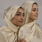 Versatile Headscarf Solid Color Satin Hijab (MH168)