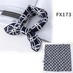 Versatile Square Silk Scarf For Women Fashionable Printed Small Neck Scarfs Office Lady Hair Band Foulard Hand For Female Bandana Shawl Stevvex