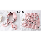 Versatile Square Silk Scarf For Women Fashionable Printed Small Neck Scarfs Office Lady Hair Band Foulard Hand For Female Bandana Shawl Stevvex