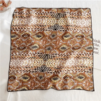 Versatile Square Silk Scarf For Women Fashionable Printed Small Neck Scarfs Office Lady Hair Band Foulard Hand For Female Bandana Shawl Stevvex