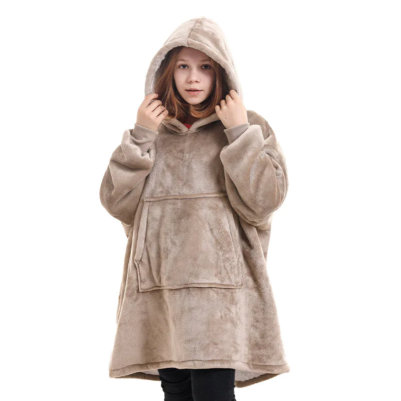 Hooded Pullover Sweater Women's Fall Winter Cold Protection
