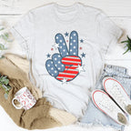 Victory America Tee Peachy Sunday