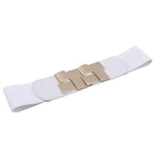 Vintage Black Square Elastic Buckle Belts Elegant Design High Quality Party Dress Waist Belt Cute Women Gift Stevvex