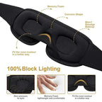 Vintage Blocking Light Sleeping Eye Mask Soft Padded Travel Shade Cover Cool Style Blindfold Eye Cover Sleep Mask Eye Patch For Men Women Stevvex