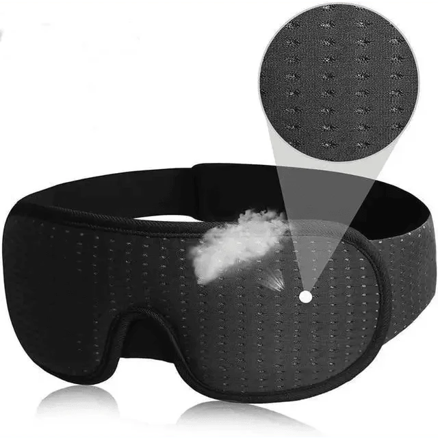 Vintage Blocking Light Sleeping Eye Mask Soft Padded Travel Shade Cover Cool Style Blindfold Eye Cover Sleep Mask Eye Patch For Men Women Stevvex