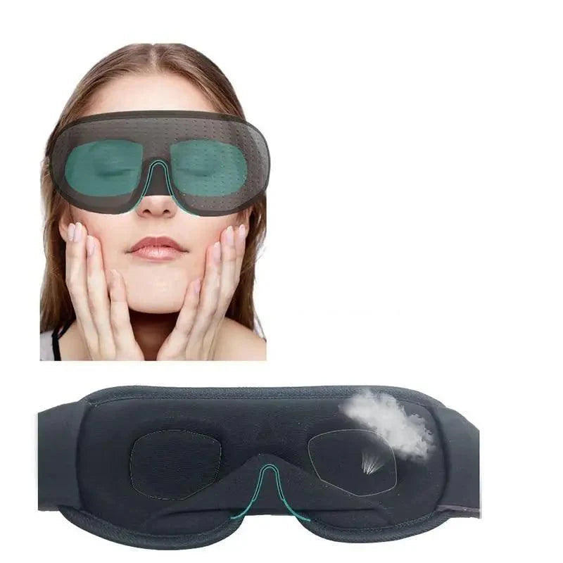 Vintage Blocking Light Sleeping Eye Mask Soft Padded Travel Shade Cover Cool Style Blindfold Eye Cover Sleep Mask Eye Patch For Men Women Stevvex