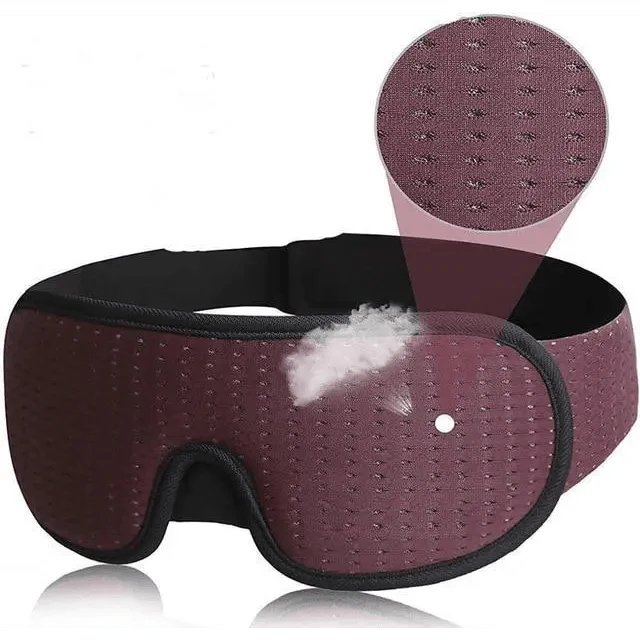 Vintage Blocking Light Sleeping Eye Mask Soft Padded Travel Shade Cover Cool Style Blindfold Eye Cover Sleep Mask Eye Patch For Men Women Stevvex