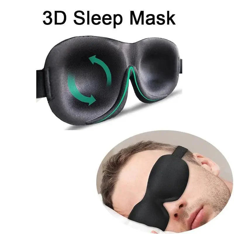 Vintage Blocking Light Sleeping Eye Mask Soft Padded Travel Shade Cover Cool Style Blindfold Eye Cover Sleep Mask Eye Patch For Men Women Stevvex