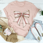 Vintage Bow Baseball Tee