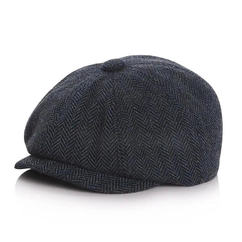 Vintage Children Winter Beret Caps Cute Octagonal Beret Soft Hat Comfortable Retro Style Caps For Children Stevvex