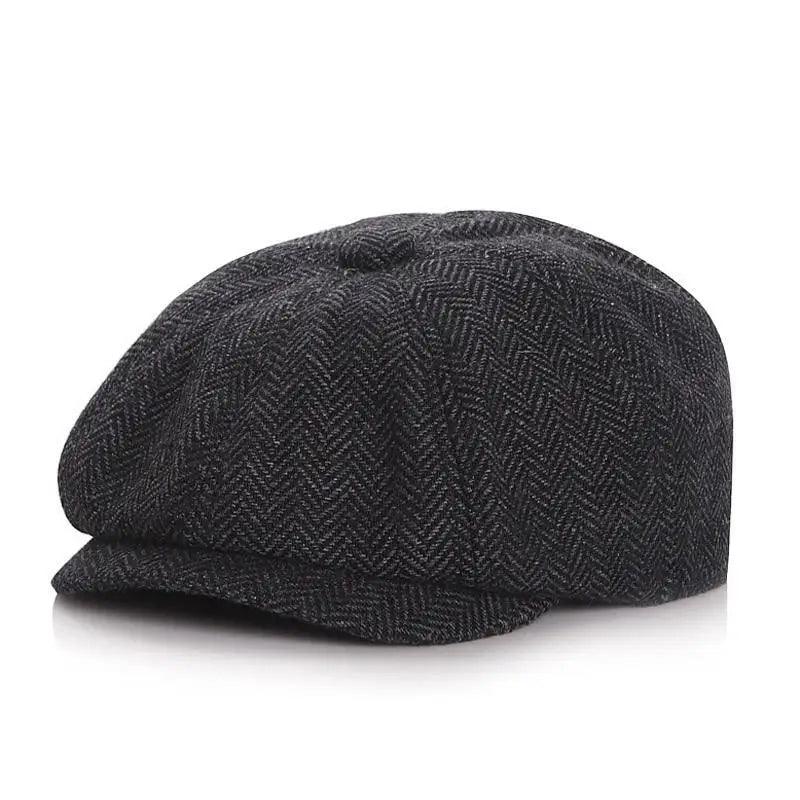 Vintage Children Winter Beret Caps Cute Octagonal Beret Soft Hat Comfortable Retro Style Caps For Children Stevvex