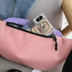 Vintage Lightweight Unisex Fanny Pack 3 Zippers Waist Packs Canvas Adjustable Party Fanny Pack Stevvex