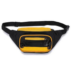 Vintage Lightweight Unisex Fanny Pack 3 Zippers Waist Packs Canvas Adjustable Party Fanny Pack Stevvex