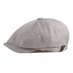 Vintage Men Beret Hats Classic Simple Winter Warm Caps Cotton Comfortable Autumn Beret Flat Hat Quality Durable Retro Men's Hat Unique Berets For Men Retro Cap Stevvex