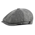 Vintage Men Beret Hats Classic Simple Winter Warm Caps Cotton Comfortable Autumn Beret Flat Hat Quality Durable Retro Men's Hat Unique Berets For Men Retro Cap Stevvex