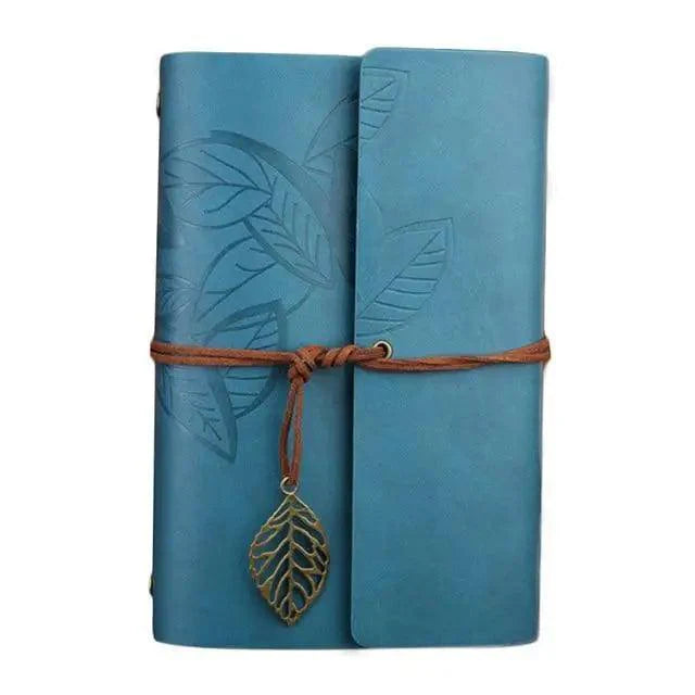 Vintage PU Leather Diary Notebook Journal  Retro Book Traveler Planners Office School Supplies Stevvex