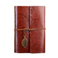 Vintage PU Leather Diary Notebook Journal  Retro Book Traveler Planners Office School Supplies Stevvex