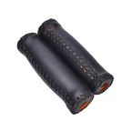 Vintage Retro Riding Road Mountain Bike Bicycle Handlebar Grip Artificial Leather Cycling Grip Health Gear Bicycle Handlebar Grips Bike Handle Cover Grips Artificial Leather Bicycle Handle Covers For Sports Riding Stevvex