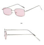 Vintage Slender Square Sunglasses Classic Small Frame New Square Shape  Sunglasses For Men In High-quality Metal Frame Sunglasses For Men New Vintage Sunglasses