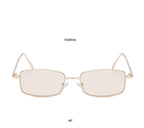 Vintage Slender Square Sunglasses Classic Small Frame New Square Shape  Sunglasses For Men In High-quality Metal Frame Sunglasses For Men New Vintage Sunglasses