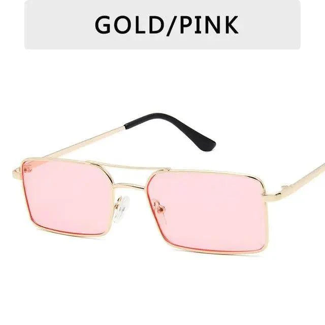 Vintage Square Women Sunglasses Luxury Design Metal UV400 Sun Glasses Modern Charming Everyday Eyewear Stevvex