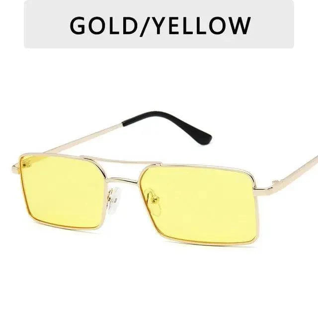 Vintage Square Women Sunglasses Luxury Design Metal UV400 Sun Glasses Modern Charming Everyday Eyewear Stevvex
