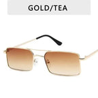 Vintage Square Women Sunglasses Luxury Design Metal UV400 Sun Glasses Modern Charming Everyday Eyewear Stevvex
