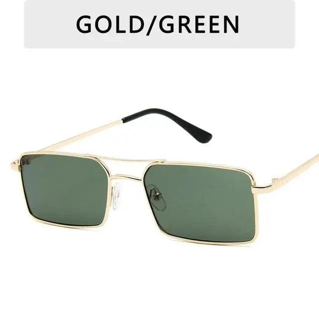 Vintage Square Women Sunglasses Luxury Design Metal UV400 Sun Glasses Modern Charming Everyday Eyewear Stevvex