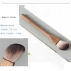 Vintage Style 1Pcs European Wood Handle Makeup Brush High Quality Loose Powder Brush Foundation Brush Super Soft Theatre Makeup Stevvex
