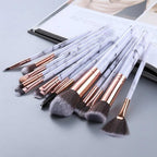 Vintage Style 5/10/15Pcs Makeup Brushes Set Powder Eye Shadow Foundation Blush Blending Make Up Brush Beauty Cosmetic Kit Tools