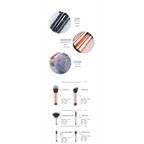 Vintage Style 5/10/15Pcs Makeup Brushes Set Powder Eye Shadow Foundation Blush Blending Make Up Brush Beauty Cosmetic Kit Tools