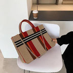 Vintage Style Canvas Handbags Casual Ladies Bags With Large Capacity Shoulder Bags Fashionable Crossbody Bags for Women Stevvex