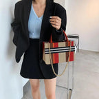 Vintage Style Canvas Handbags Casual Ladies Bags With Large Capacity Shoulder Bags Fashionable Crossbody Bags for Women Stevvex