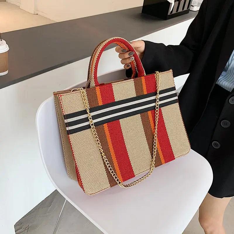 Vintage Style Canvas Handbags Casual Ladies Bags With Large Capacity Shoulder Bags Fashionable Crossbody Bags for Women Stevvex
