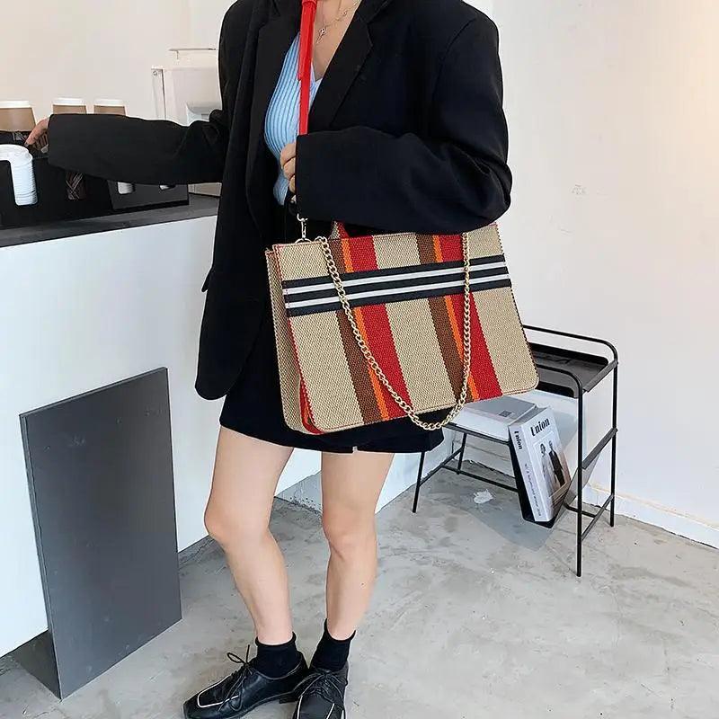 Vintage Style Canvas Handbags Casual Ladies Bags With Large Capacity Shoulder Bags Fashionable Crossbody Bags for Women Stevvex