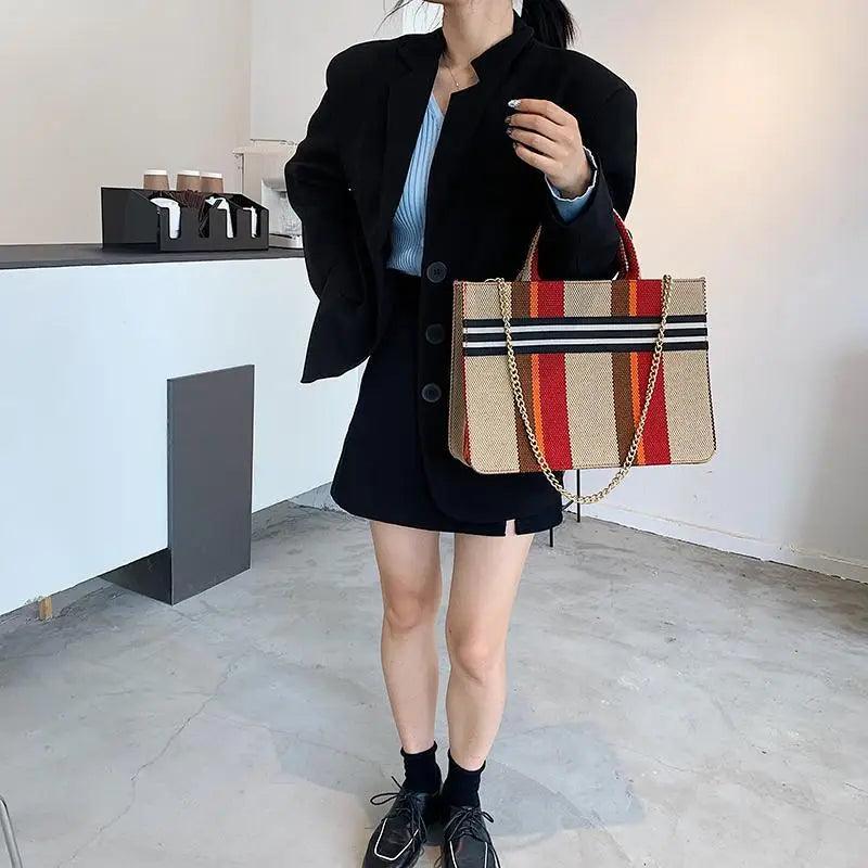 Vintage Style Canvas Handbags Casual Ladies Bags With Large Capacity Shoulder Bags Fashionable Crossbody Bags for Women Stevvex