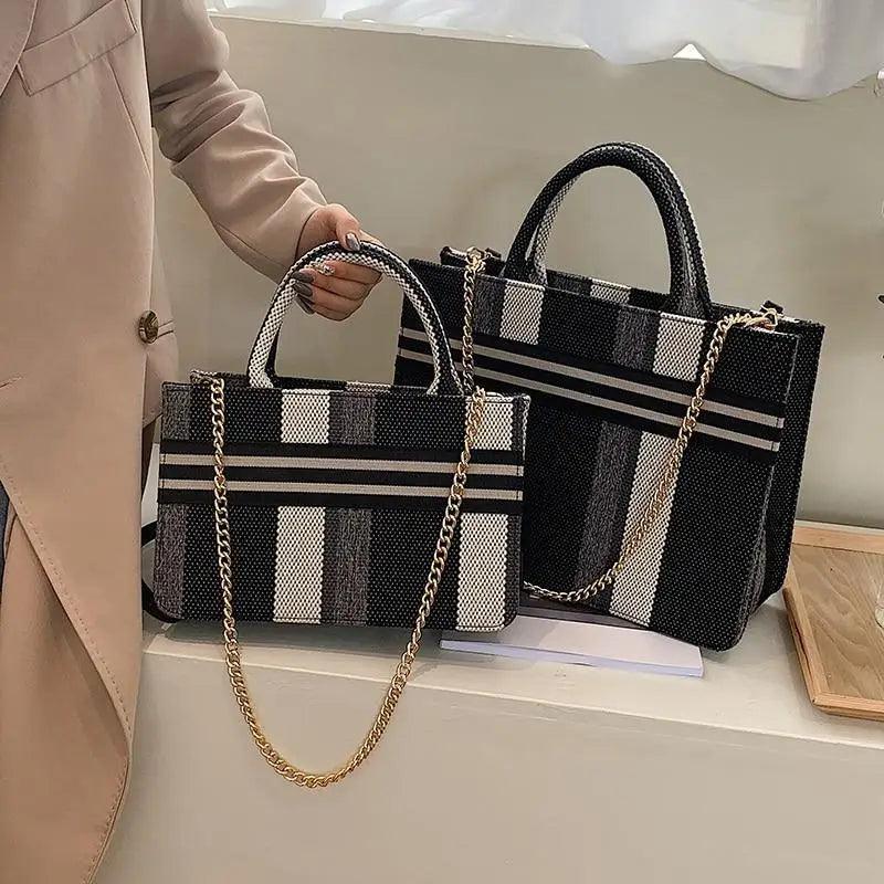 Vintage Style Canvas Handbags Casual Ladies Bags With Large Capacity Shoulder Bags Fashionable Crossbody Bags for Women Stevvex