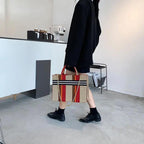 Vintage Style Canvas Handbags Casual Ladies Bags With Large Capacity Shoulder Bags Fashionable Crossbody Bags for Women Stevvex