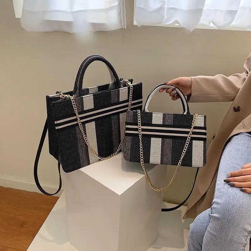 Vintage Style Canvas Handbags Casual Ladies Bags With Large Capacity Shoulder Bags Fashionable Crossbody Bags for Women Stevvex