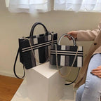 Vintage Style Canvas Handbags Casual Ladies Bags With Large Capacity Shoulder Bags Fashionable Crossbody Bags for Women Stevvex