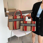 Vintage Style Canvas Handbags Casual Ladies Bags With Large Capacity Shoulder Bags Fashionable Crossbody Bags for Women Stevvex