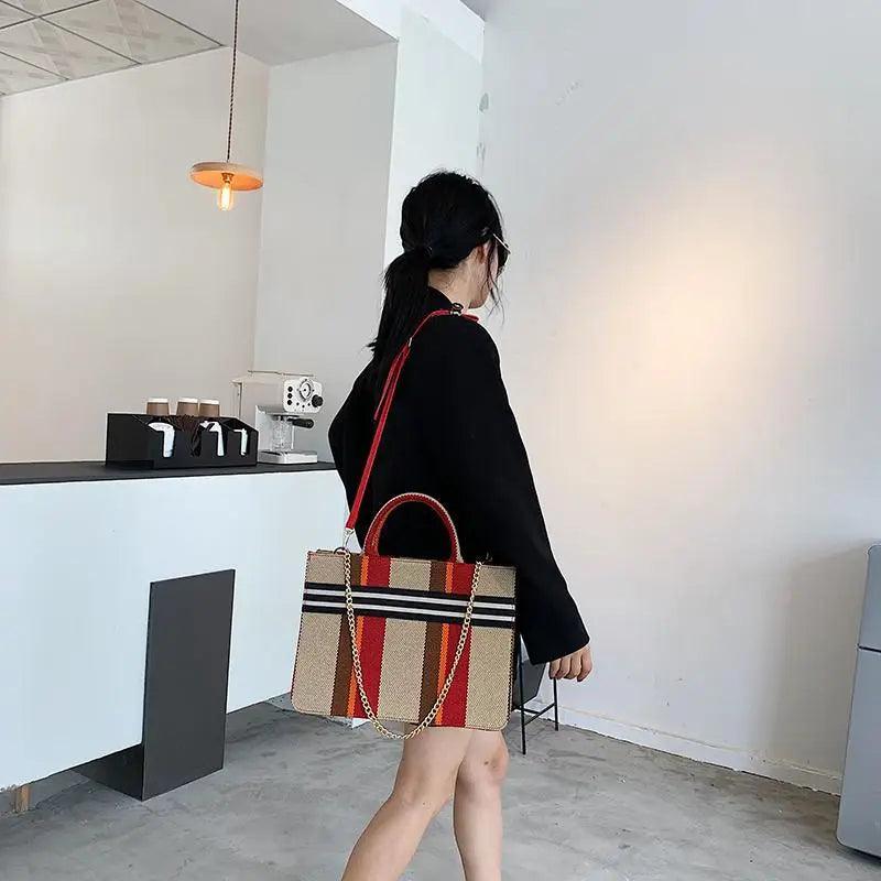 Vintage Style Canvas Handbags Casual Ladies Bags With Large Capacity Shoulder Bags Fashionable Crossbody Bags for Women Stevvex