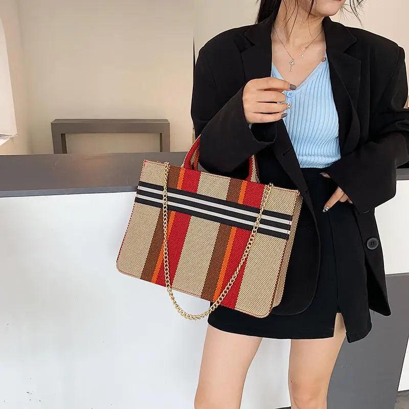 Vintage Style Canvas Handbags Casual Ladies Bags With Large Capacity Shoulder Bags Fashionable Crossbody Bags for Women Stevvex